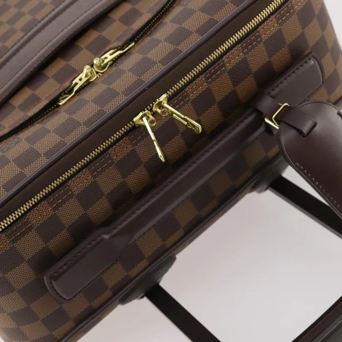 Louis Vuitton Pegase Business Luggage Damier, Black, Canvas, Travel Bag