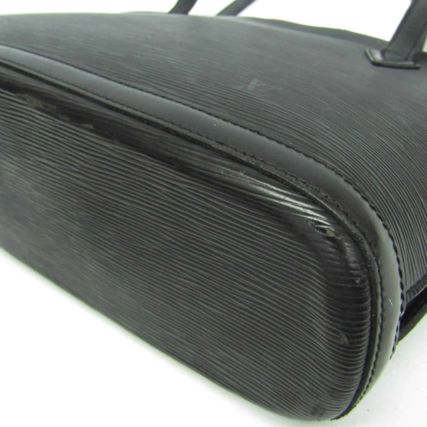 Louis Vuitton Lussac Epi Leather, Black, Leather, Shoulder Bag