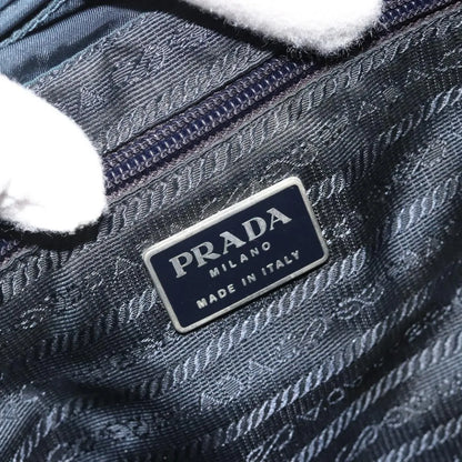 Prada Double Front Pocket Tessuto, Navy, Nylon, Backpack
