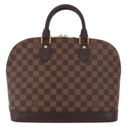 Louis Vuitton Alma Damier, Brown, Canvas, Handbag