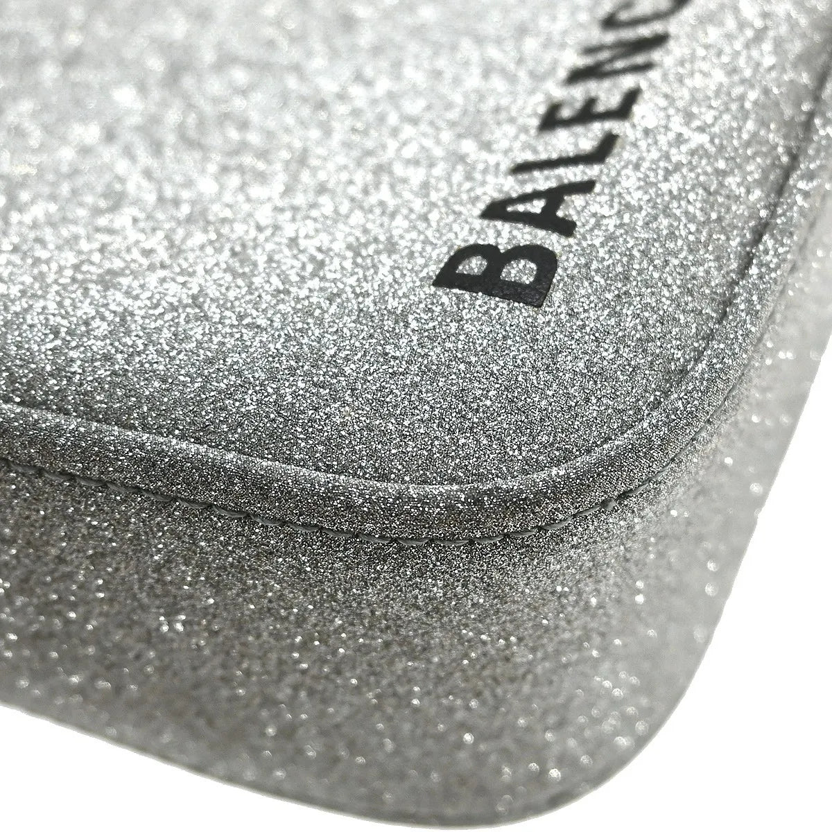 Balenciaga Triangle Leather, Silver, Leather, Handbag