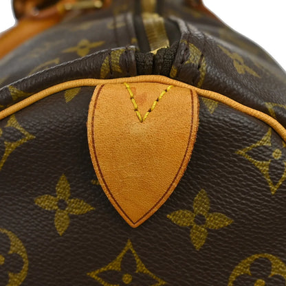 Louis Vuitton Keepall Monogram Canvas, Brown, Canvas, Travel Bag