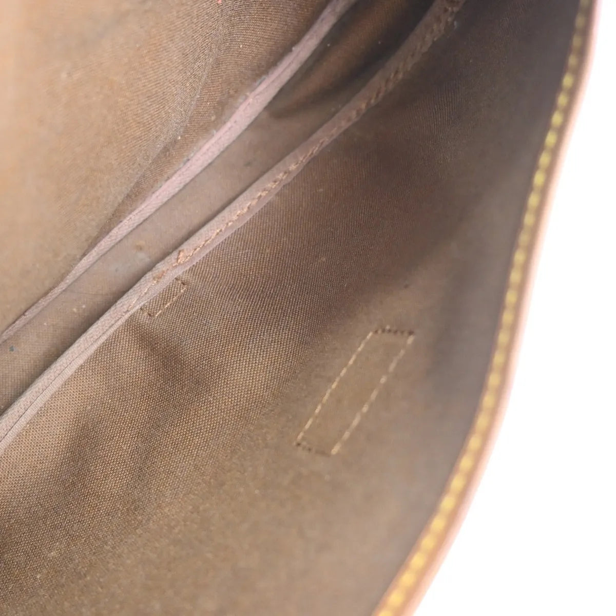 Louis Vuitton Saumur Canvas, Brown, Canvas, Shoulder Bag
