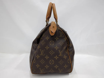Louis Vuitton Speedy Monogram Canvas, Brown, Canvas, Handbag