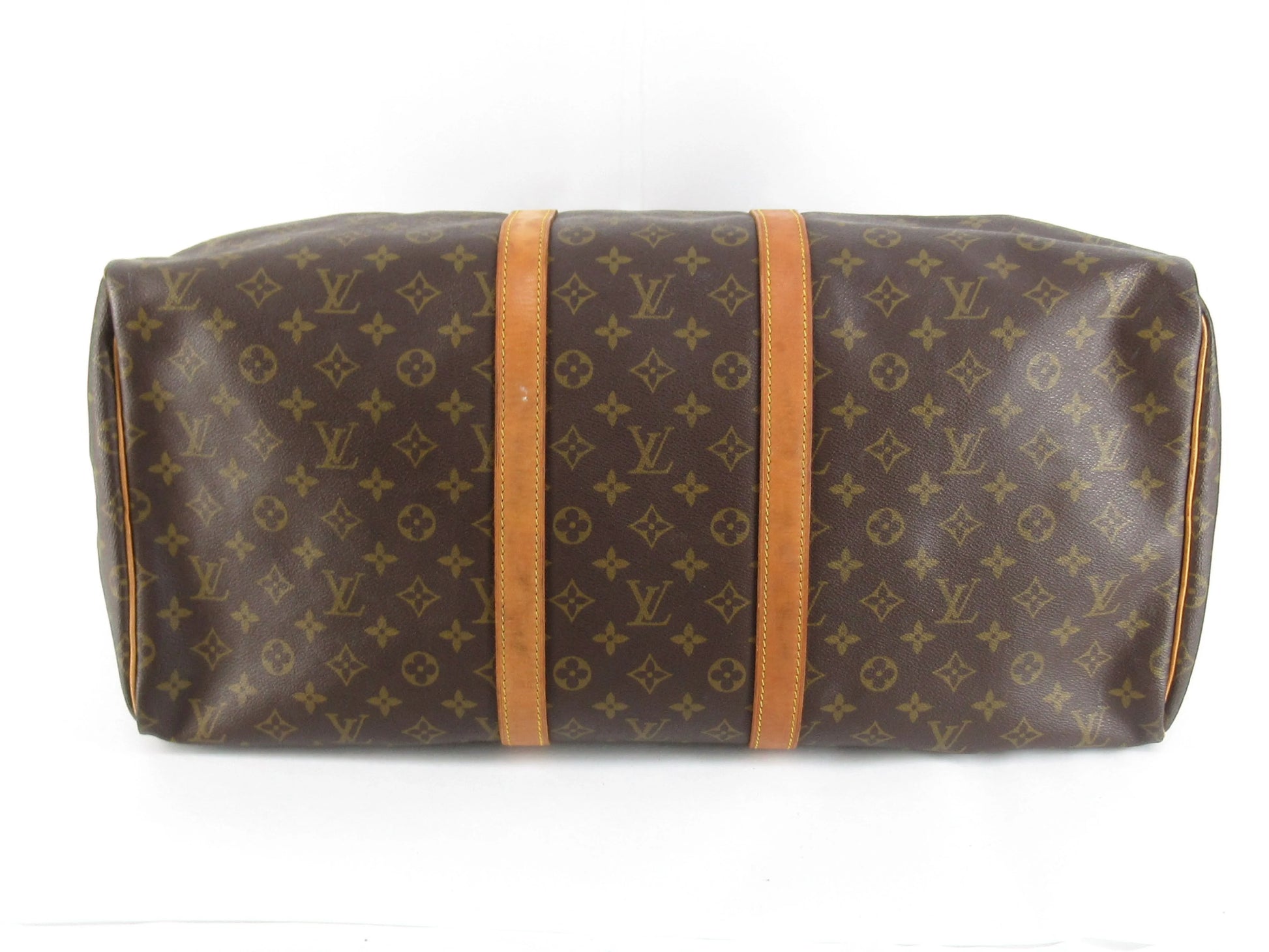 Louis Vuitton Keepall Monogram Canvas, Brown, Canvas, Travel Bag