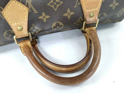 Louis Vuitton Speedy Monogram Canvas, Brown, Canvas, Handbag