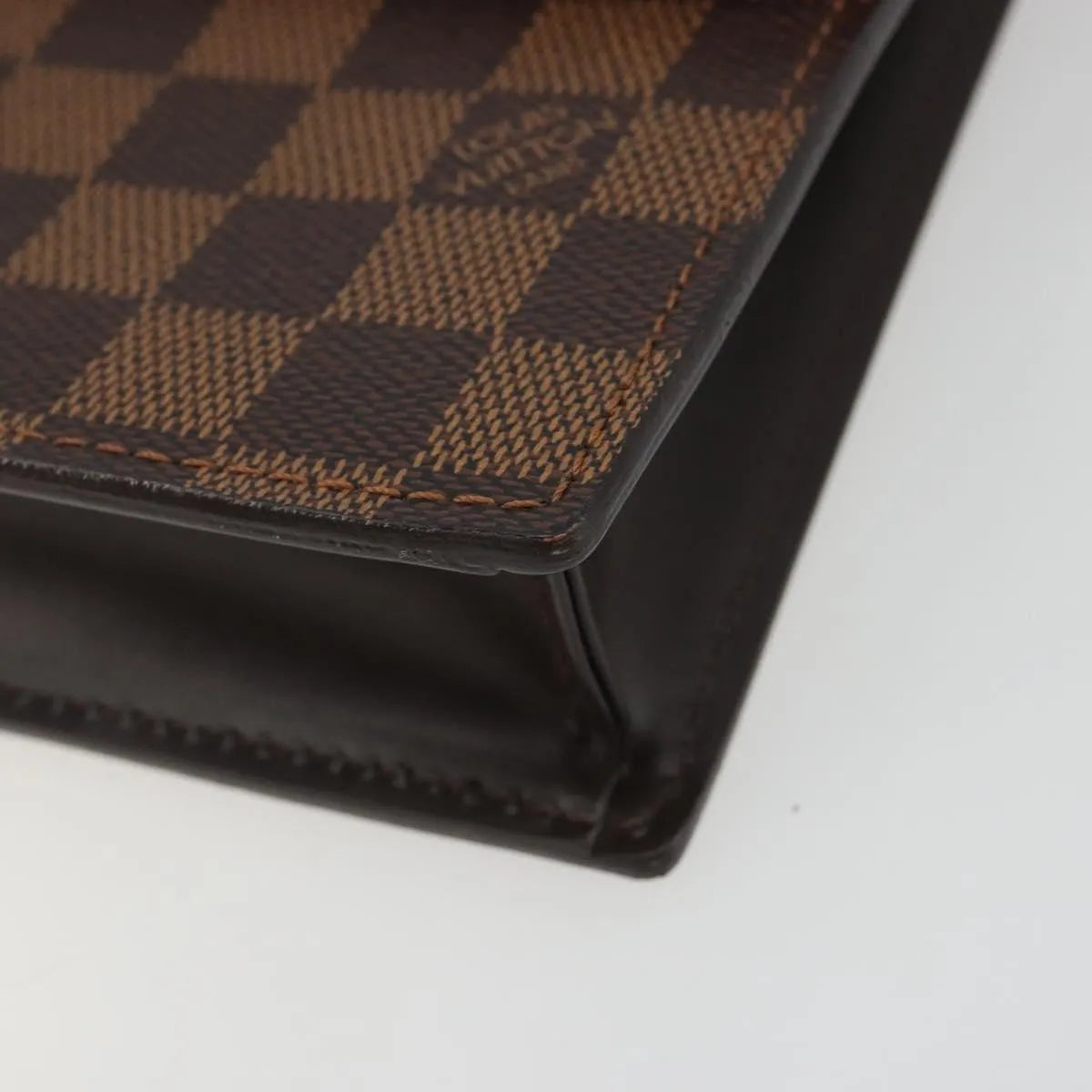 Louis Vuitton Portobello Messenger Damier, Brown, Canvas, Shoulder Bag