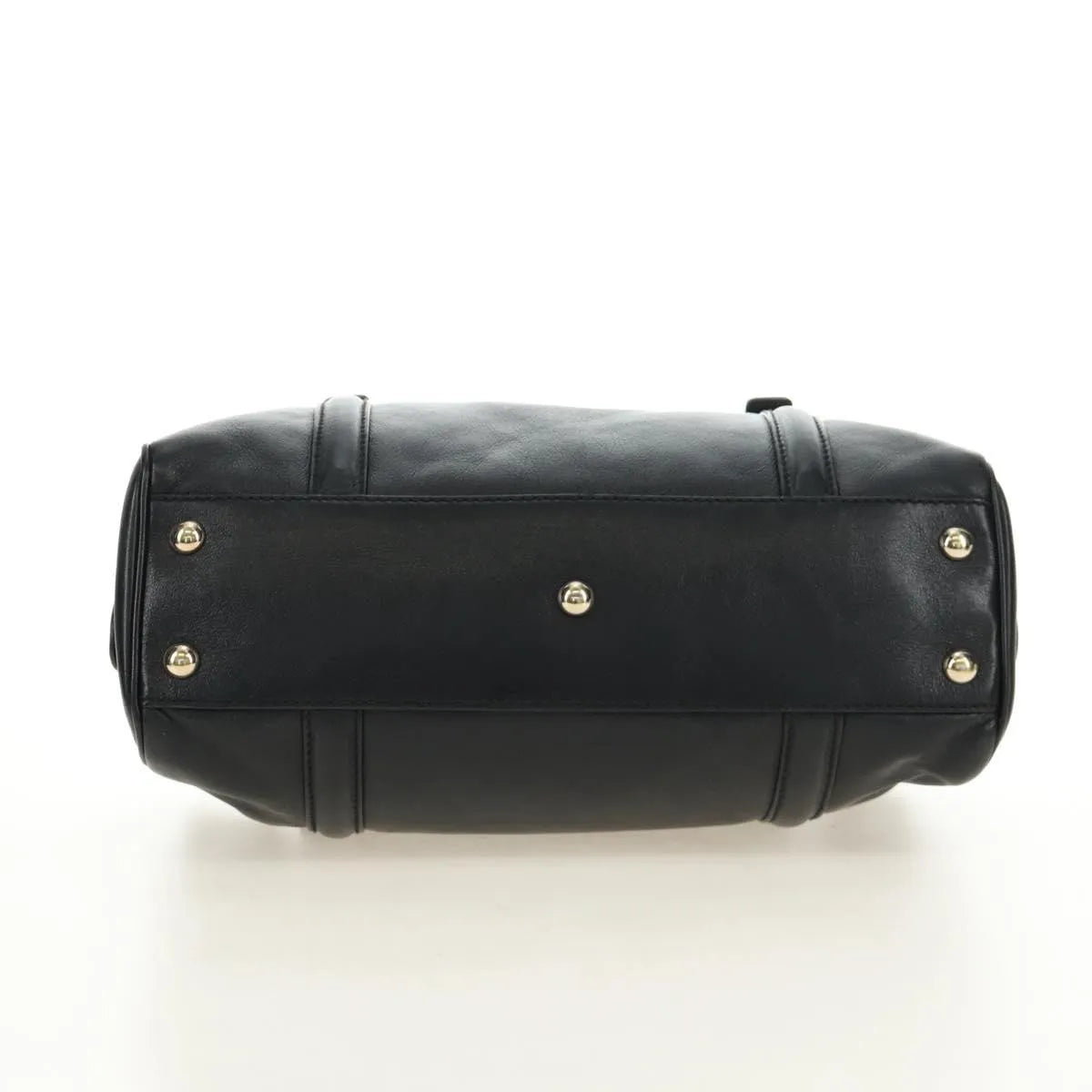 Gucci Britt Boston Duffle Leather, Black, Leather, Handbag