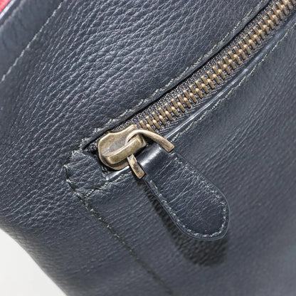 Bally Vintage Leather, Black, Leather, Shoulder Bag