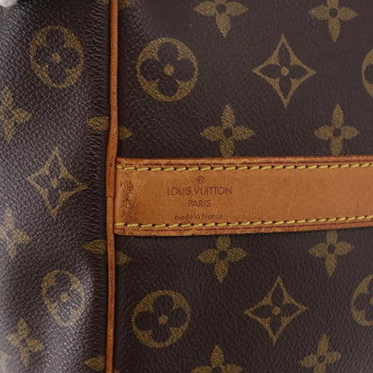 Louis Vuitton Keepall Bandoulière Monogram, Brown, Canvas, Travel Bag