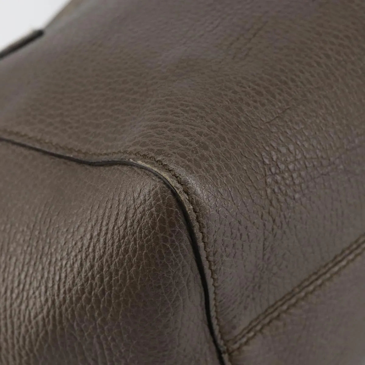 Gucci Swing Tote Leather, Gray, Leather, Tote Bag