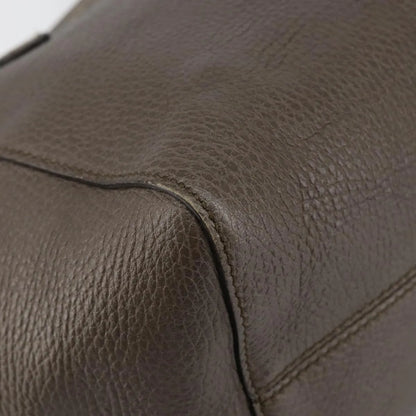 Gucci Swing Tote Leather, Gray, Leather, Tote Bag
