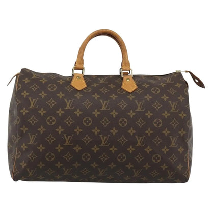 Louis Vuitton Speedy Monogram Canvas, Brown, Canvas, Handbag