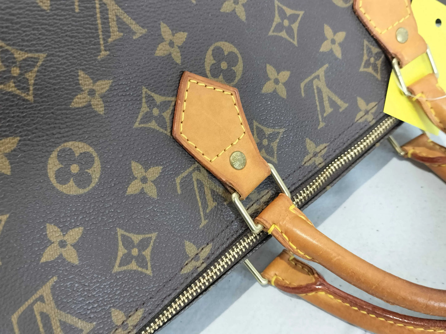 Louis Vuitton Speedy Monogram Canvas, Brown, Canvas, Handbag