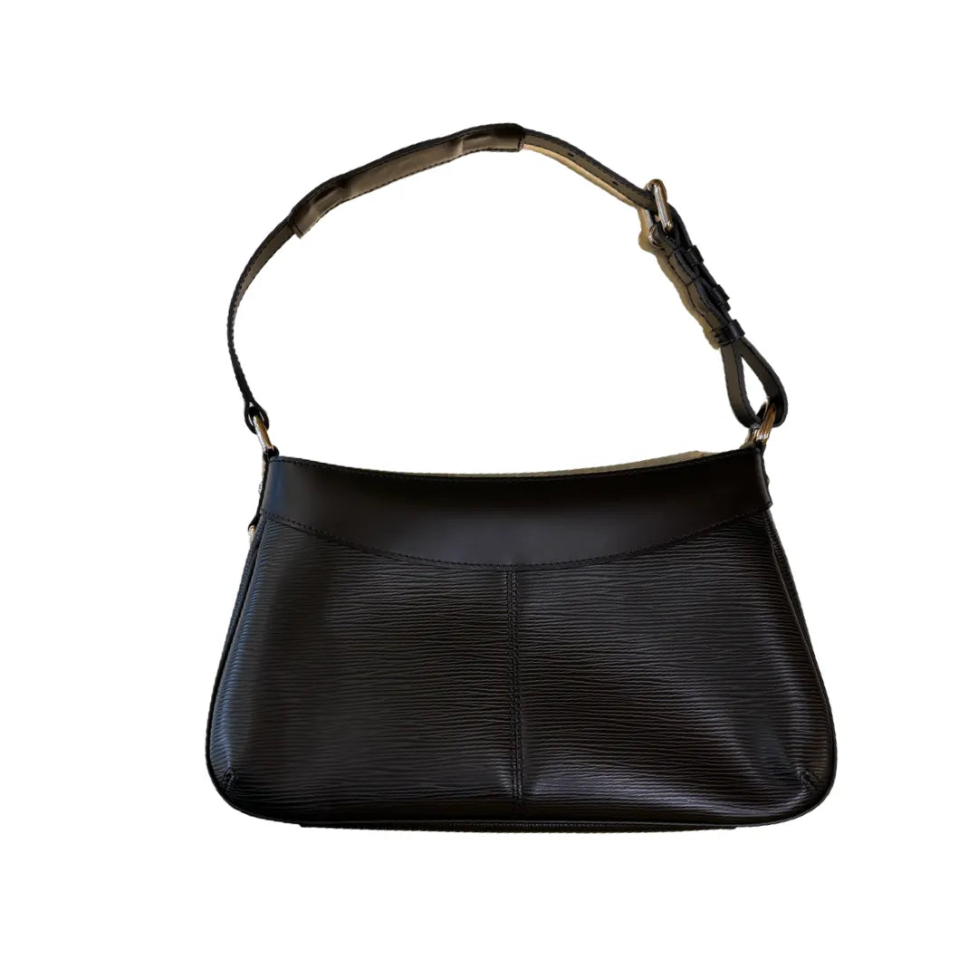 Louis Vuitton Nocturne Epi Leather, Black, Leather, Handbag