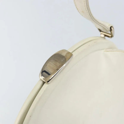 Gucci Vintage Leather, White, Leather, Handbag