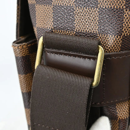 Louis Vuitton Broadway Damier, Brown, Canvas, Handbag