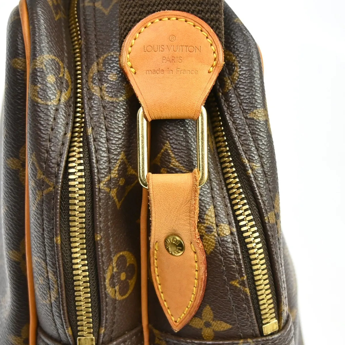 Louis Vuitton Reporter Monogram Canvas, Brown, Canvas, Shoulder Bag