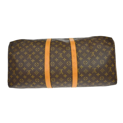 Louis Vuitton Keepall Monogram Canvas, Brown, Canvas, Travel Bag
