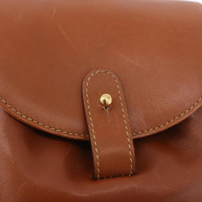 Gucci Vintage Bamboo Leather, Brown, Leather, Backpack