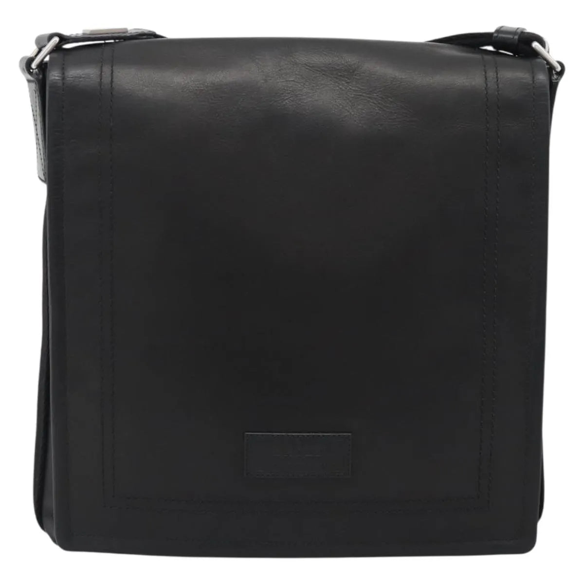 Bally Vintage Leather, Black, Leather, Shoulder Bag