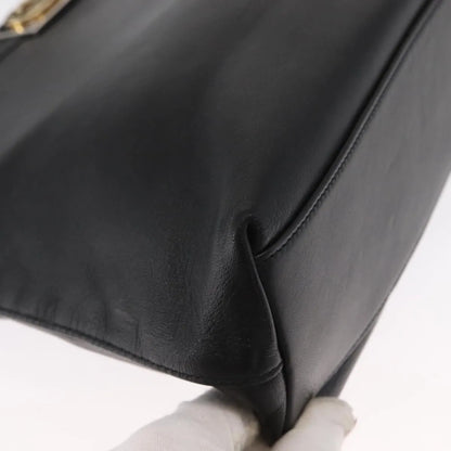 Gucci Linea Matisse Interlocking G Top Handle Tote Leather, Black, Leather, Shoulder Bag