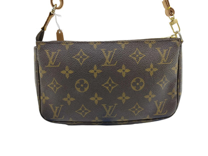 Louis Vuitton Pochette Accessoires Monogram Canvas, Brown, Canvas, Clutch