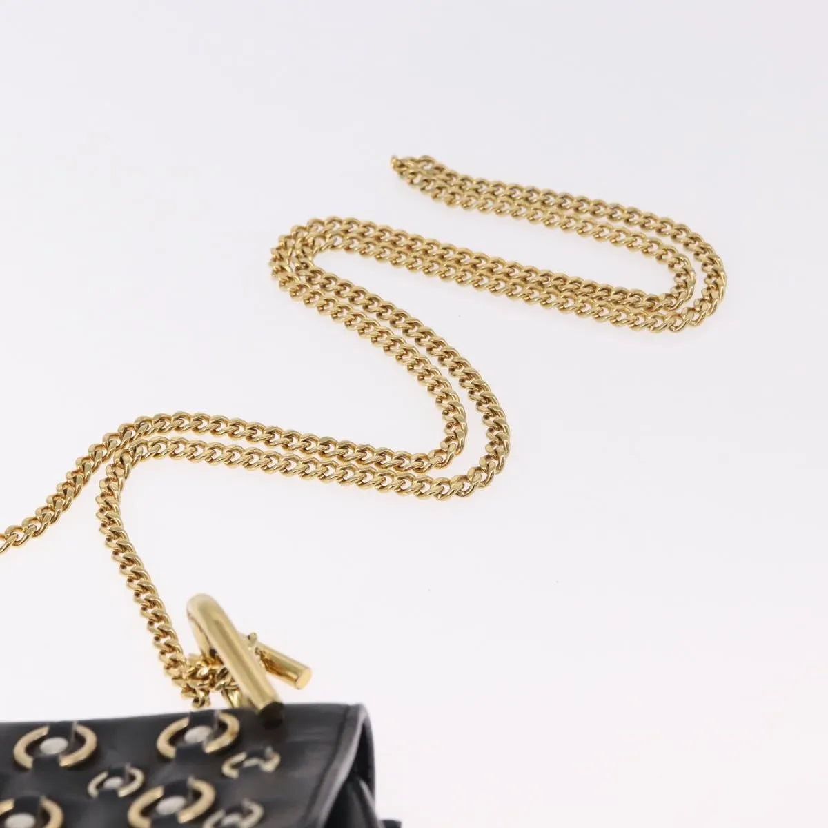 Chloe Drew Leather, Black, Leather, Shoulder Bag