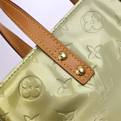 Louis Vuitton Mat Ring Agenda Cover Monogram Vernis PM, Gray, Patent Leather, Handbag