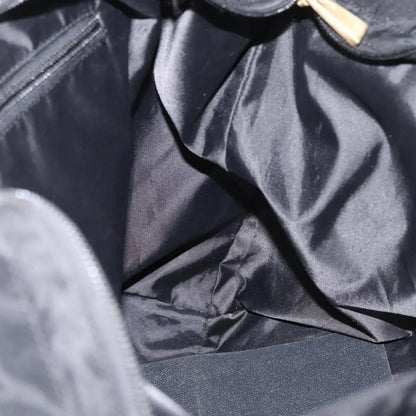 Celine Circle logo Nylon, Black, Nylon, Tote Bag