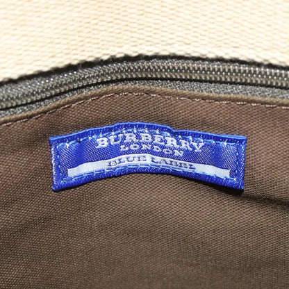 Burberry Blue Label Canvas, Beige, Canvas, Tote Bag