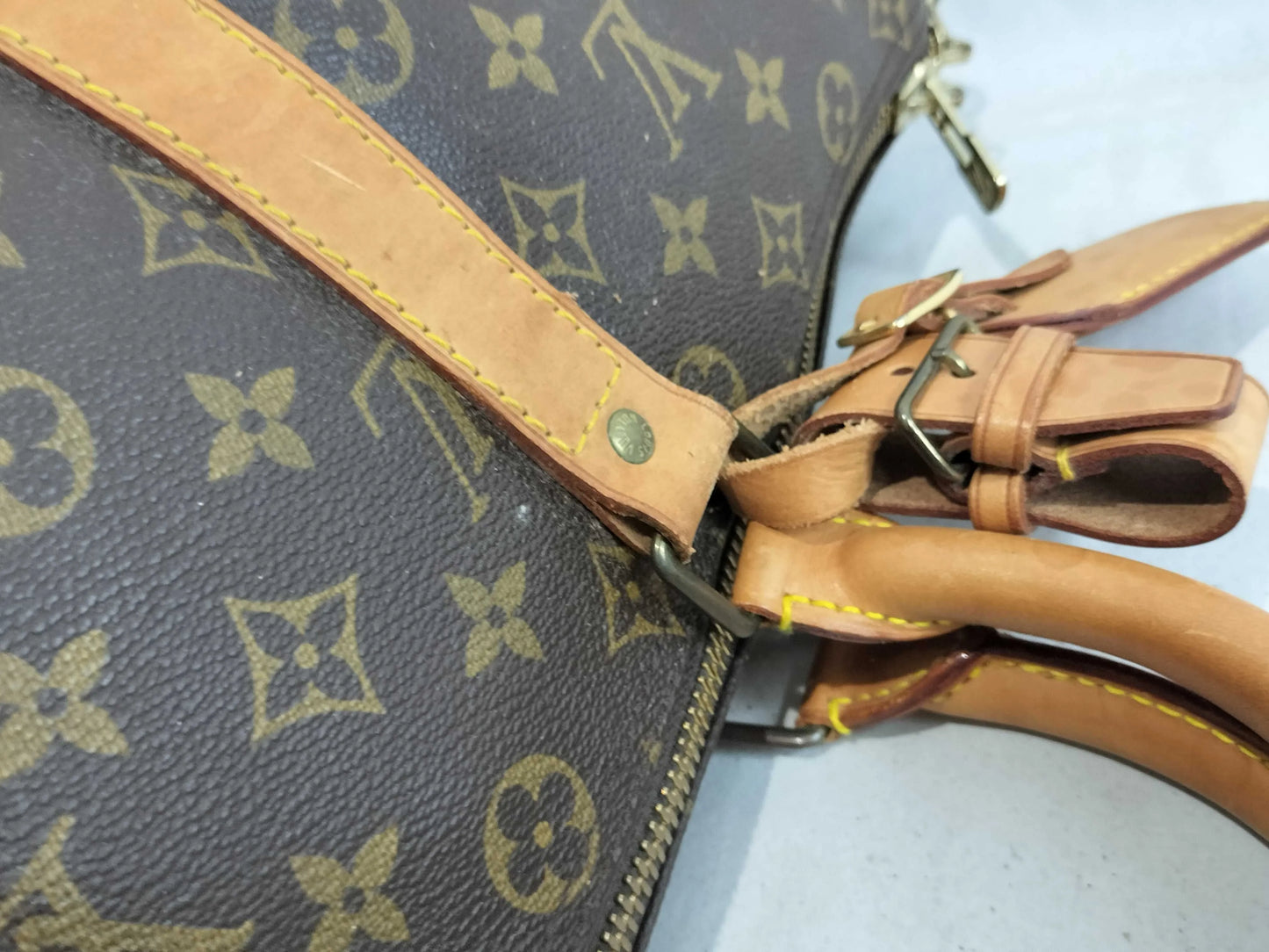 Louis Vuitton Keepall Monogram Canvas, Brown, Canvas, Travel Bag