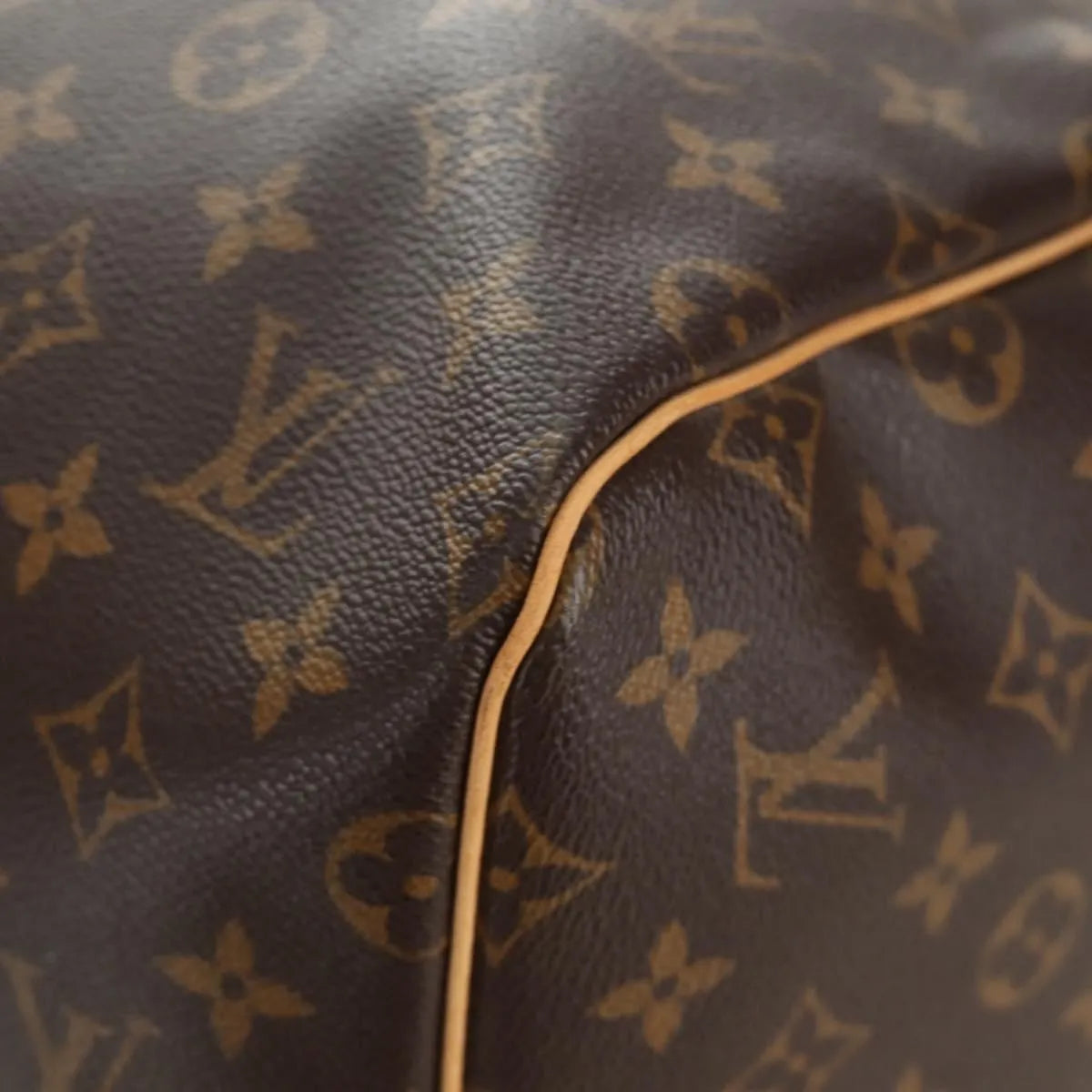 Louis Vuitton Keepall Monogram Canvas, Brown, Canvas, Travel Bag