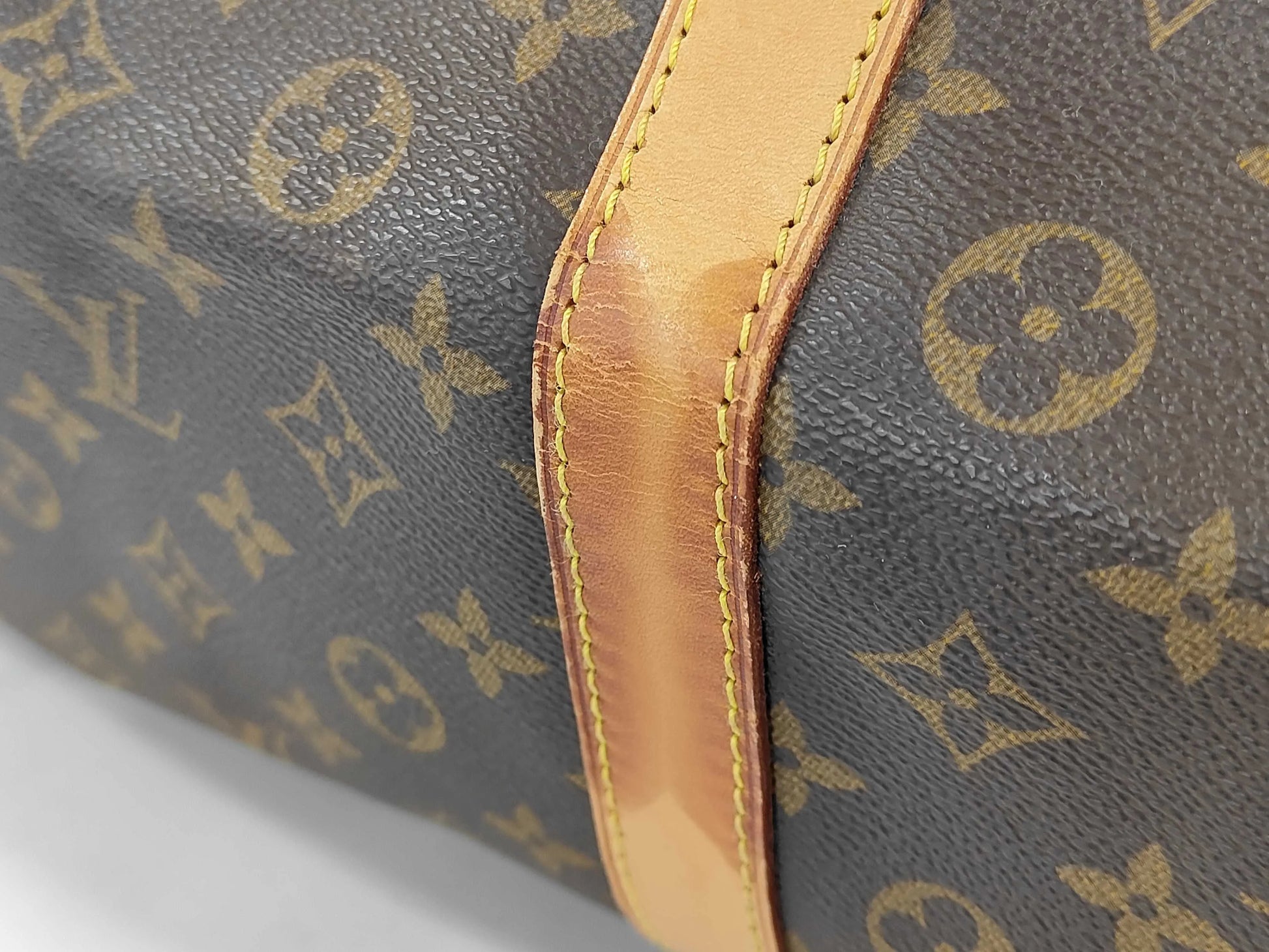 Louis Vuitton Keepall Monogram Canvas, Brown, Canvas, Travel Bag