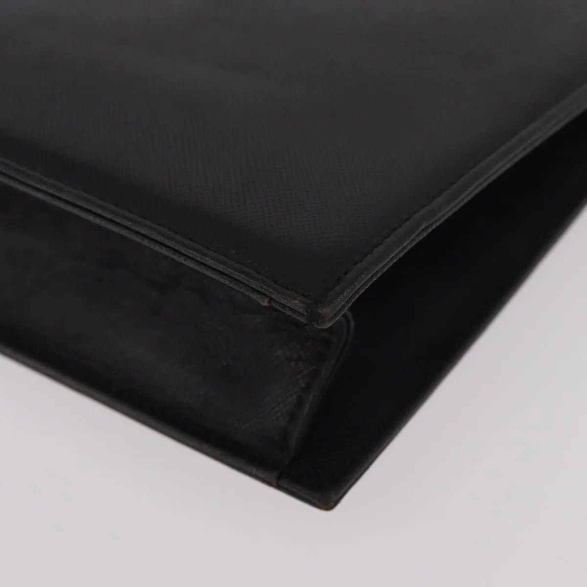 Saint Laurent Vintage Leather, Black, Leather, Clutch