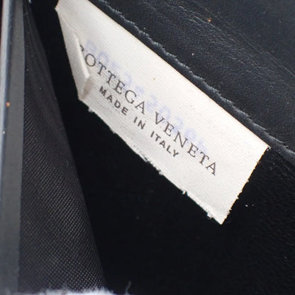 Bottega Veneta Intrecciato Long Zip Leather, Black, Leather, Wallet