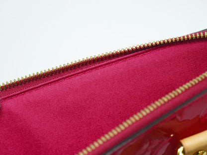 Louis Vuitton Montebello Monogram Vernis, Pink, Patent Leather, Handbag