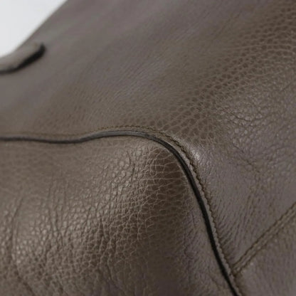 Gucci Swing Tote Leather, Gray, Leather, Tote Bag
