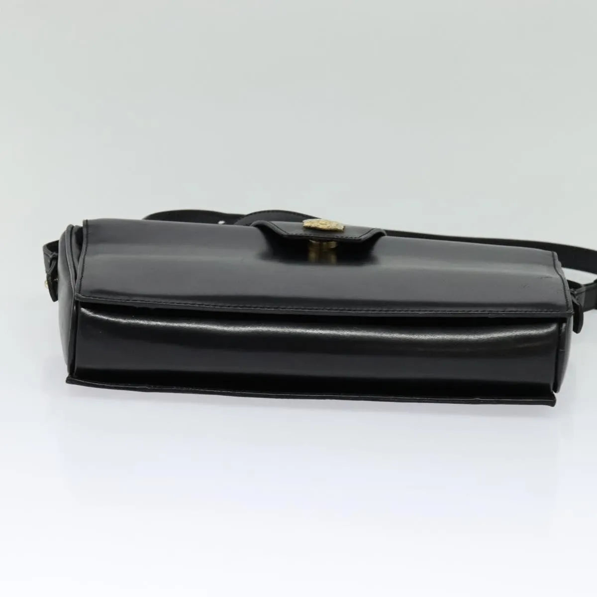 Celine Vintage Leather, Black, Leather, Shoulder Bag