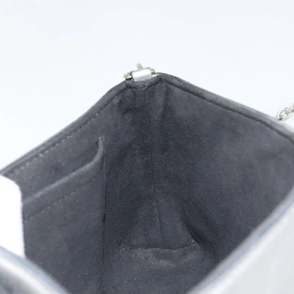 Louis Vuitton Love Note Chain Clutch Leather, Silver, Leather, Shoulder Bag
