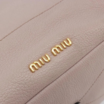Miu Miu Madras Convertible Hobo Leather, Pink, Leather, Shoulder Bag