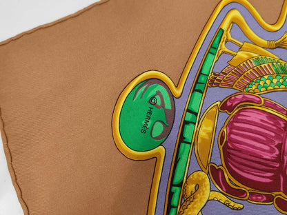 Hermes Carré 90 Silk multicolor, Multicolour, Silk, Scarf