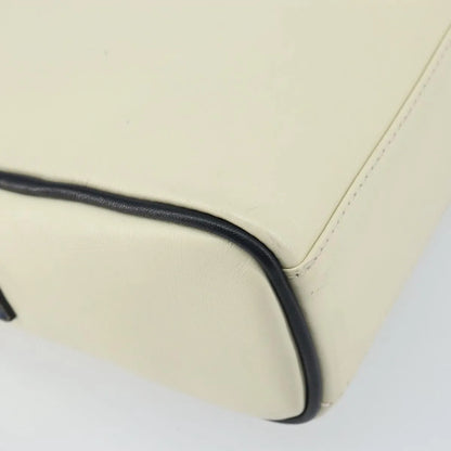 Burberry Vintage Leather, White, Leather, Shoulder Bag