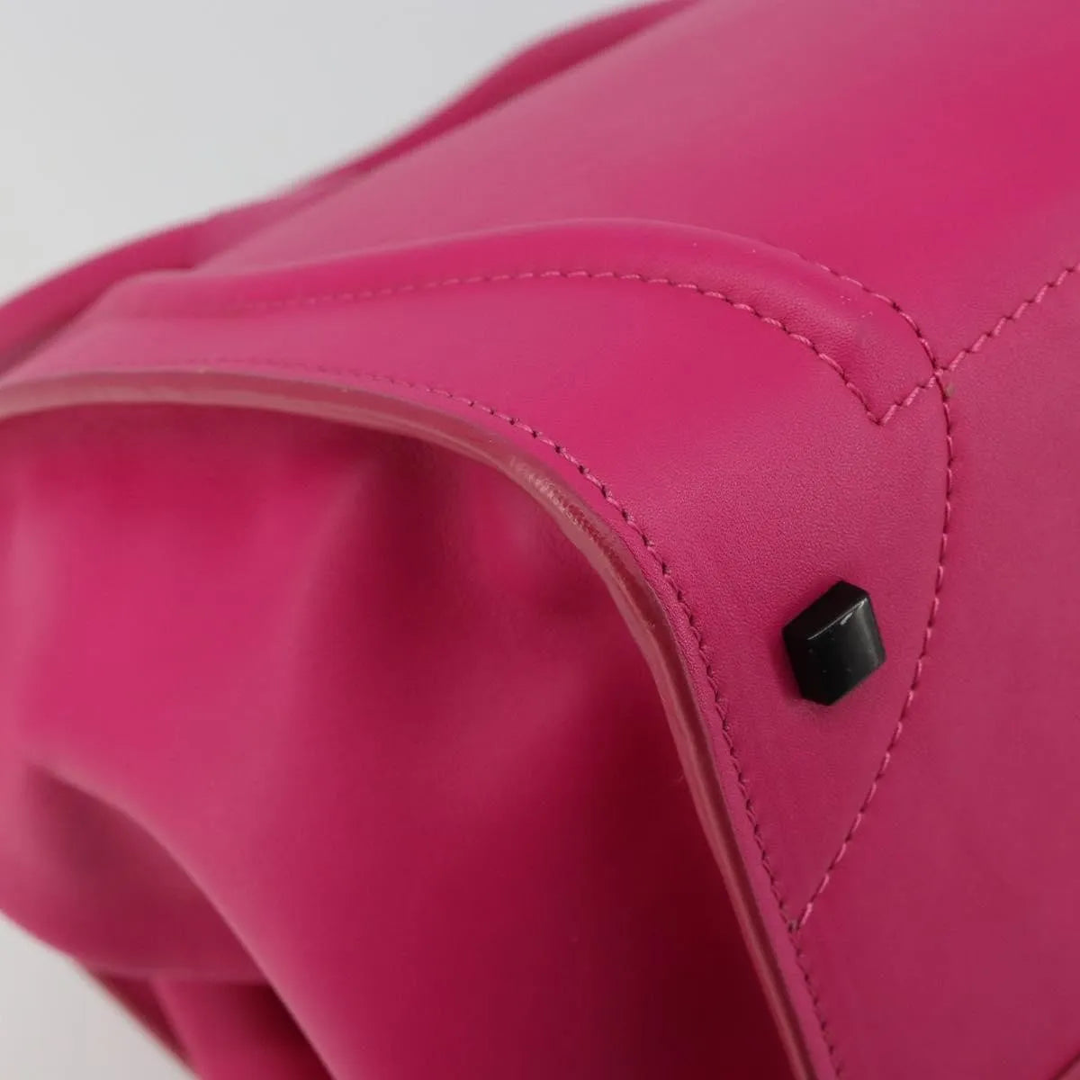 Celine Luggage Smooth Leather, Pink, Leather, Tote Bag
