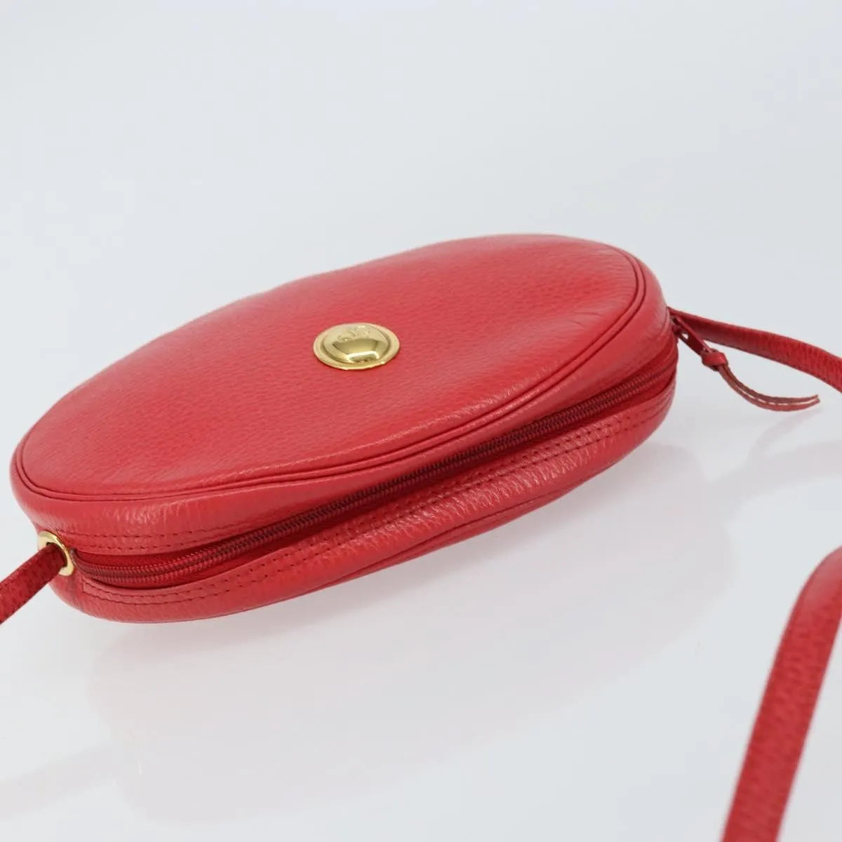 Christian Dior Vintage Leather, Red, Leather, Shoulder Bag