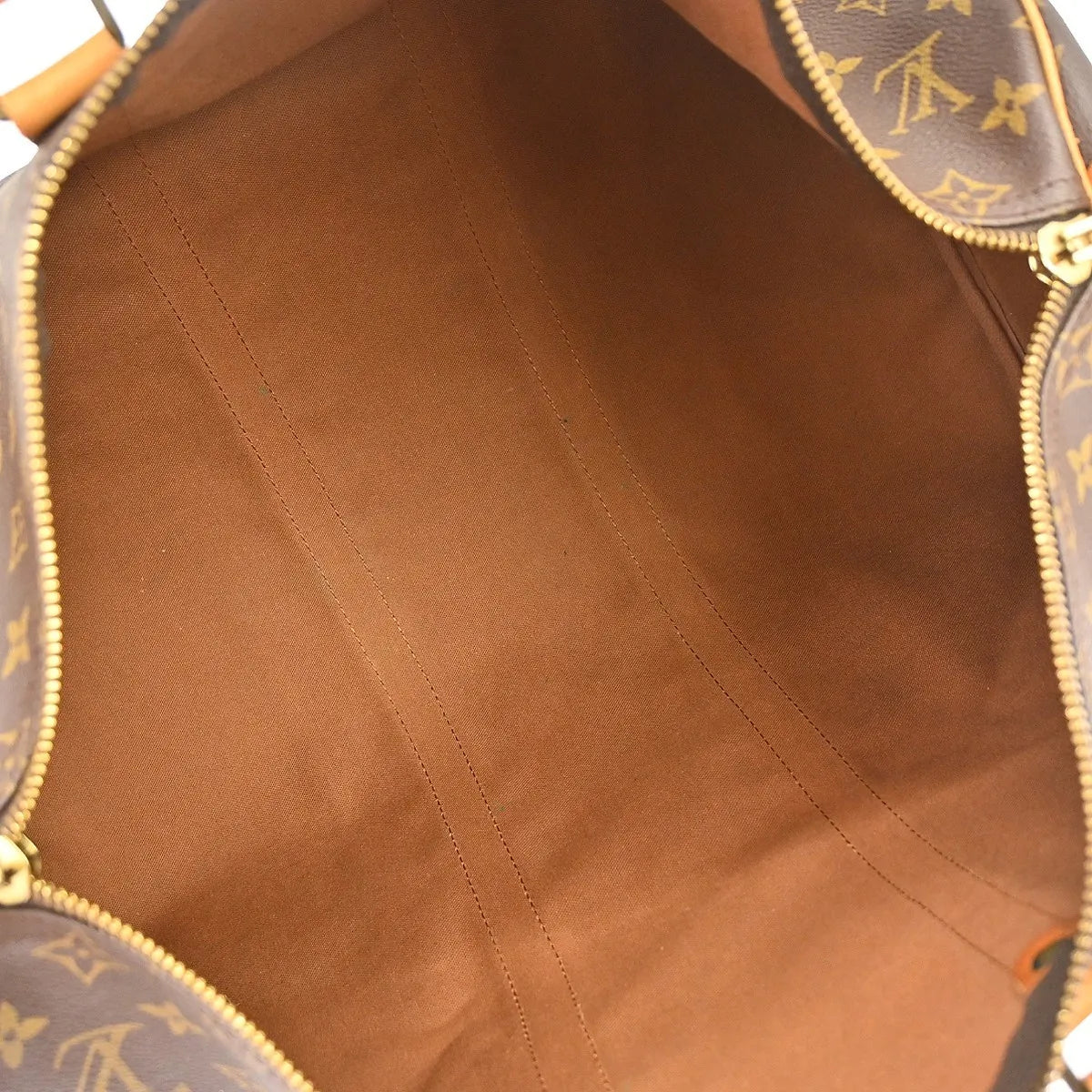 Louis Vuitton Keepall Monogram Canvas, Brown, Canvas, Travel Bag