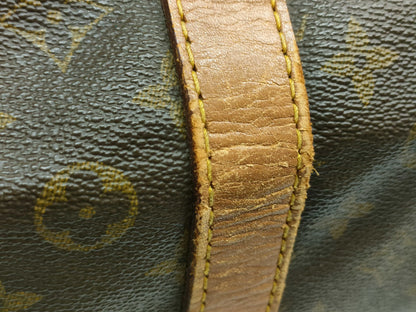 Louis Vuitton Keepall Monogram Canvas, Beige, Canvas, Travel Bag