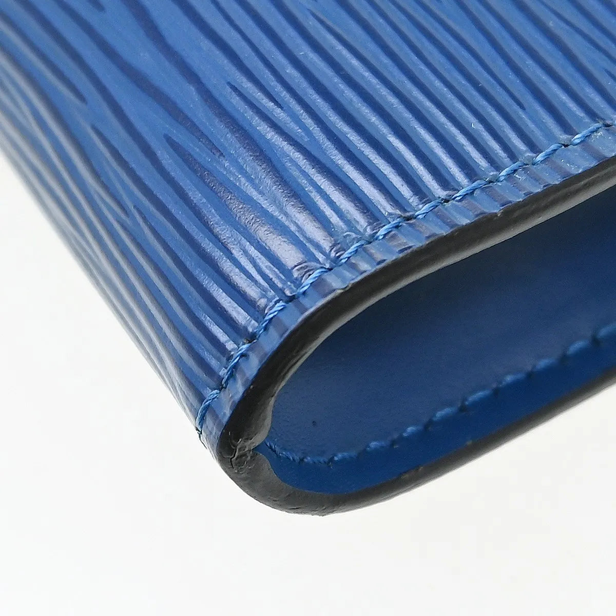 Louis Vuitton Pochette Accessoires Epi Leather, Blue, Leather, Clutch