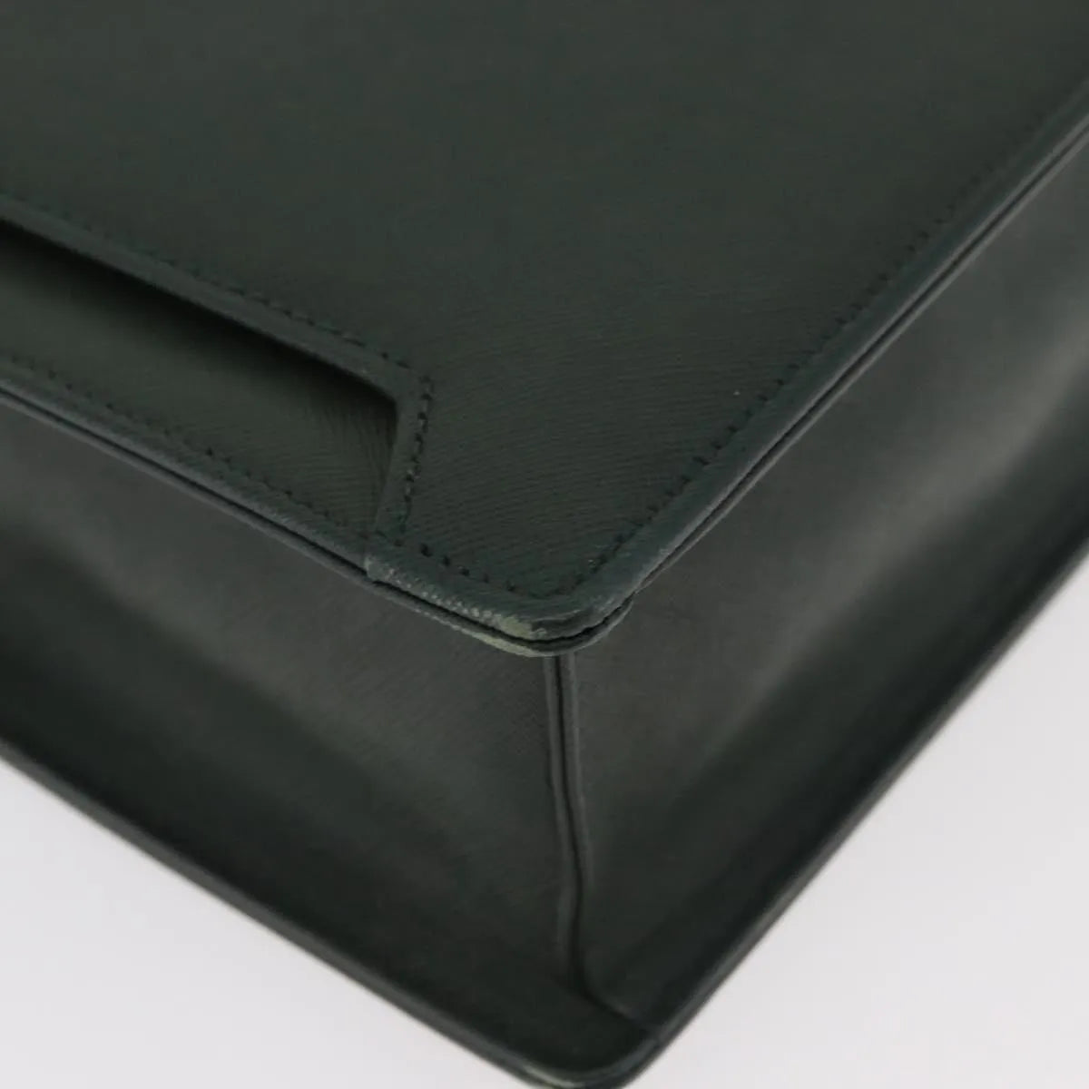 Burberry Briefcase Leather, Green, Leather, Briefcase