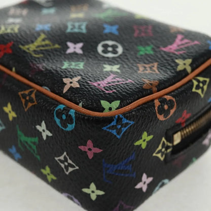 Louis Vuitton Wapity Trousse Monogram Multicolor, Black, Canvas, Clutch